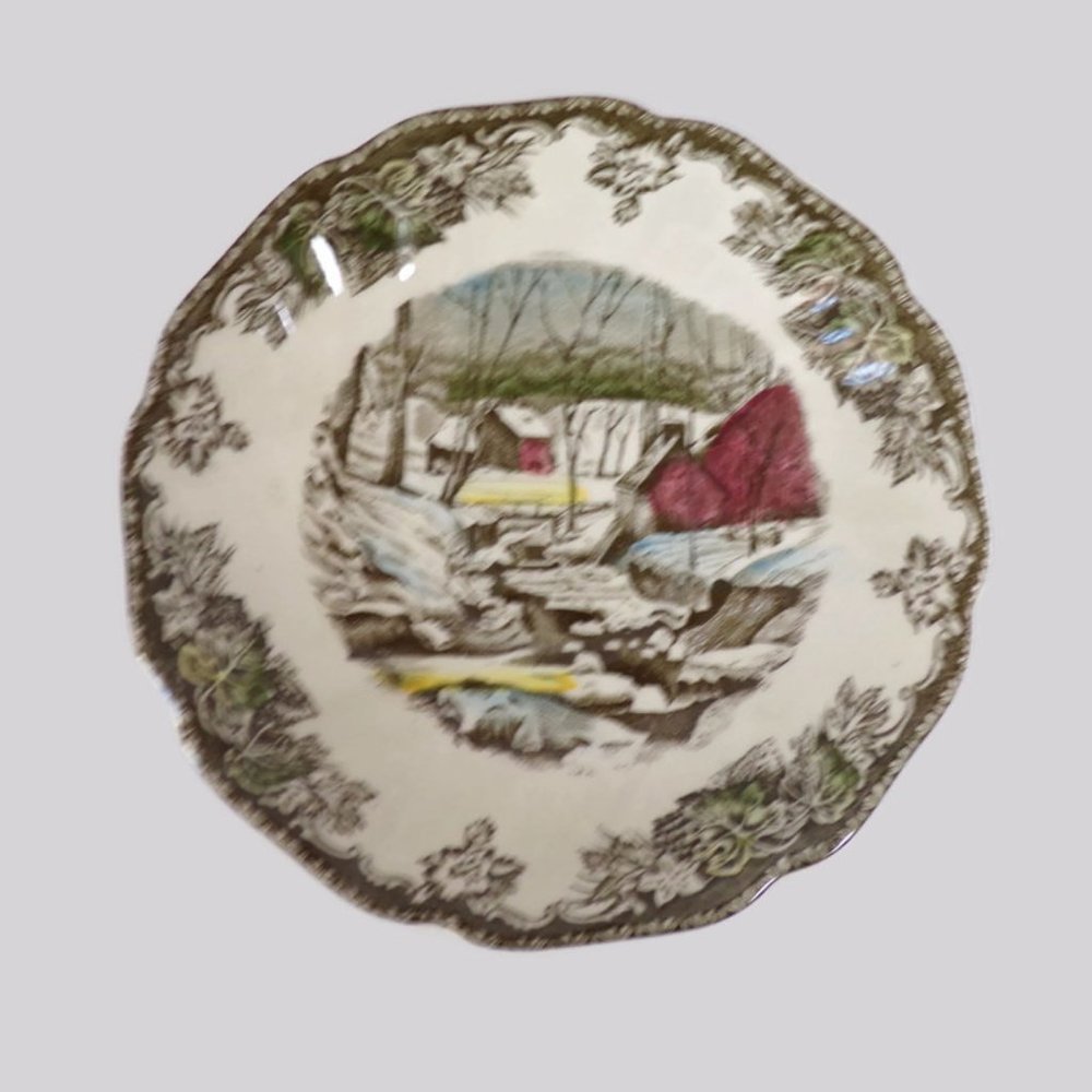 Johnson Bros The  Friendly Village Pattern Replacement Saucer ESHG  2/22